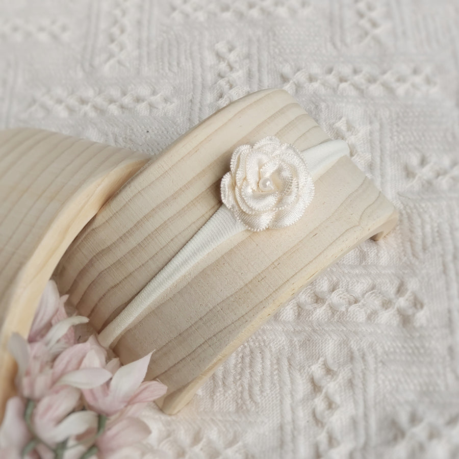 Little Sweet Ivory Flower Headband