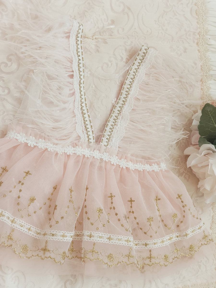 My Little Royal Majesty Photography Outfit ~ in Blush, White, & Gold