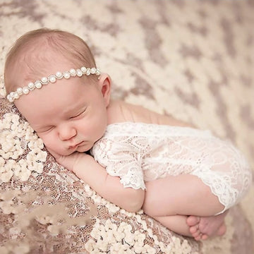 Baby's Beautiful Diamonds and Pearls Princess Halo - for Photography